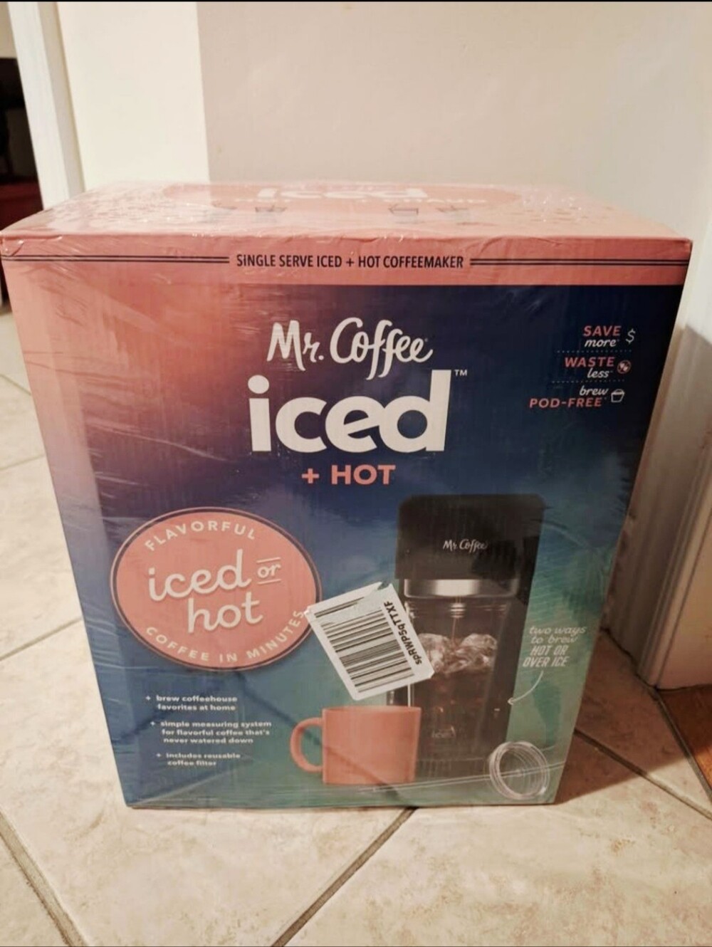 NWT Mr Coffee Iced and Hot Coffee Single Serve Coffee maker